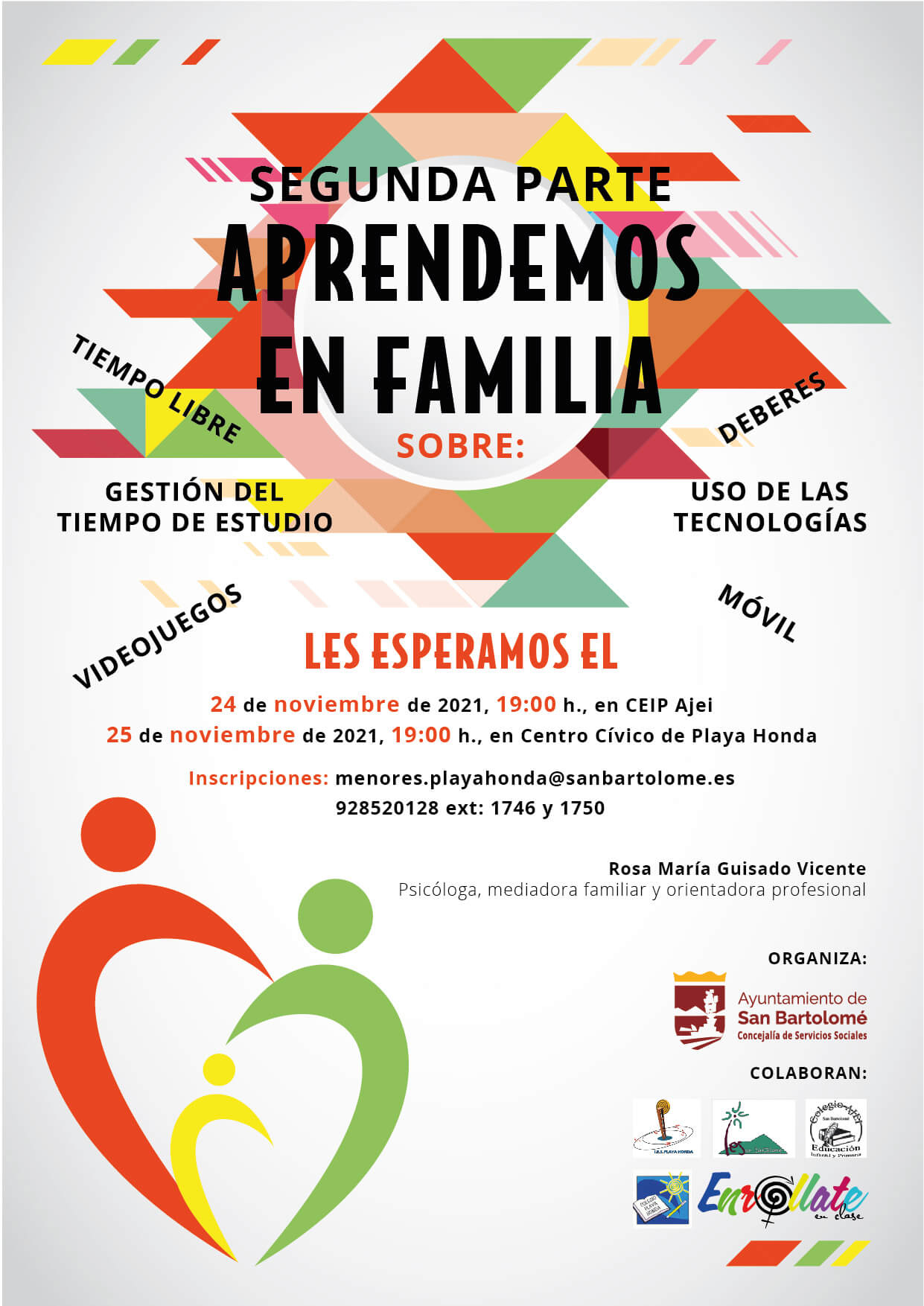 APRENDEMOS EN FAMILIA - Ayuntamiento de San Bartolomé