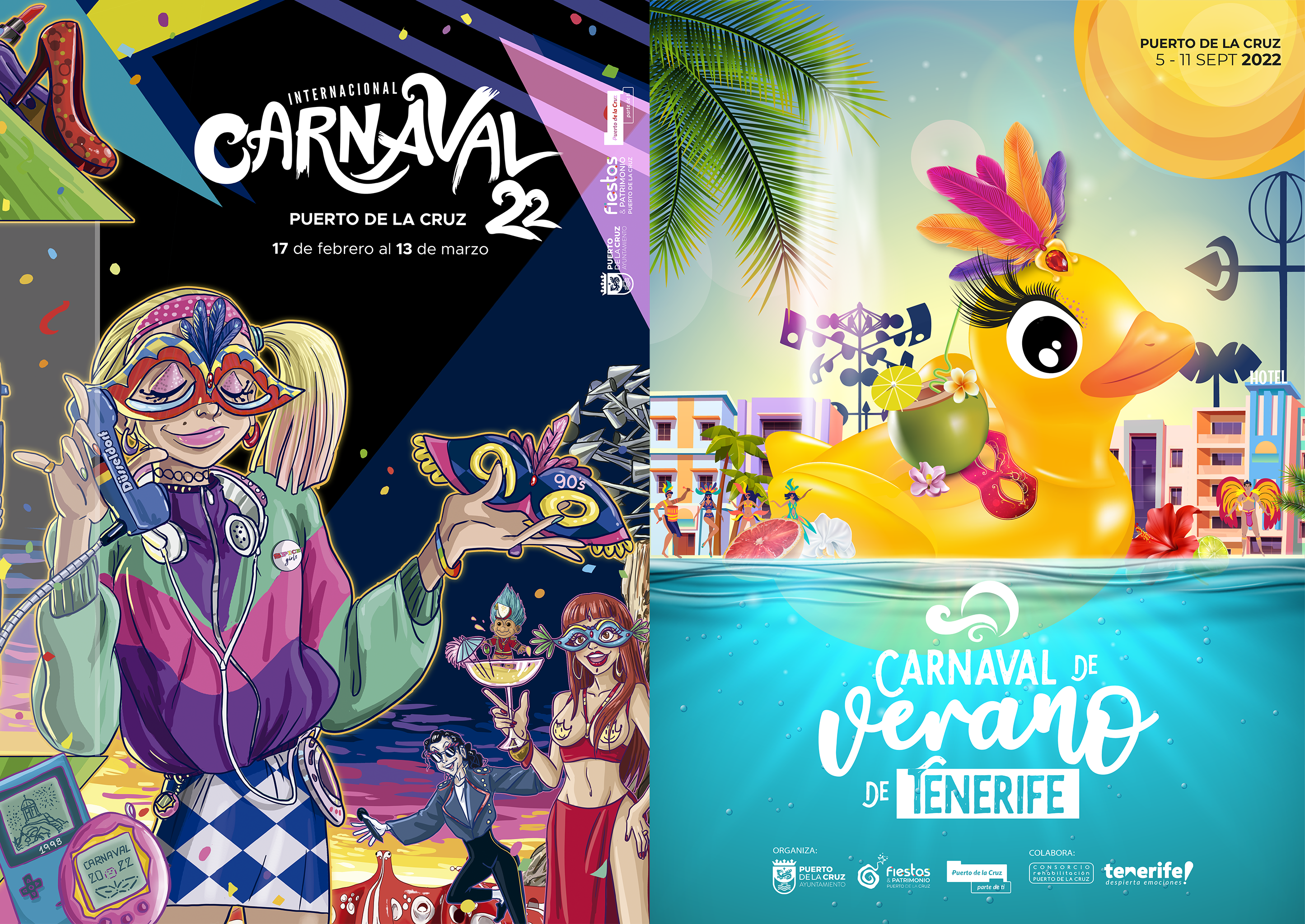 Puerto de la Cruz hace públicas las fechas de su próximo Carnaval Internacional y del Carnaval de Verano de Tenerife 2022