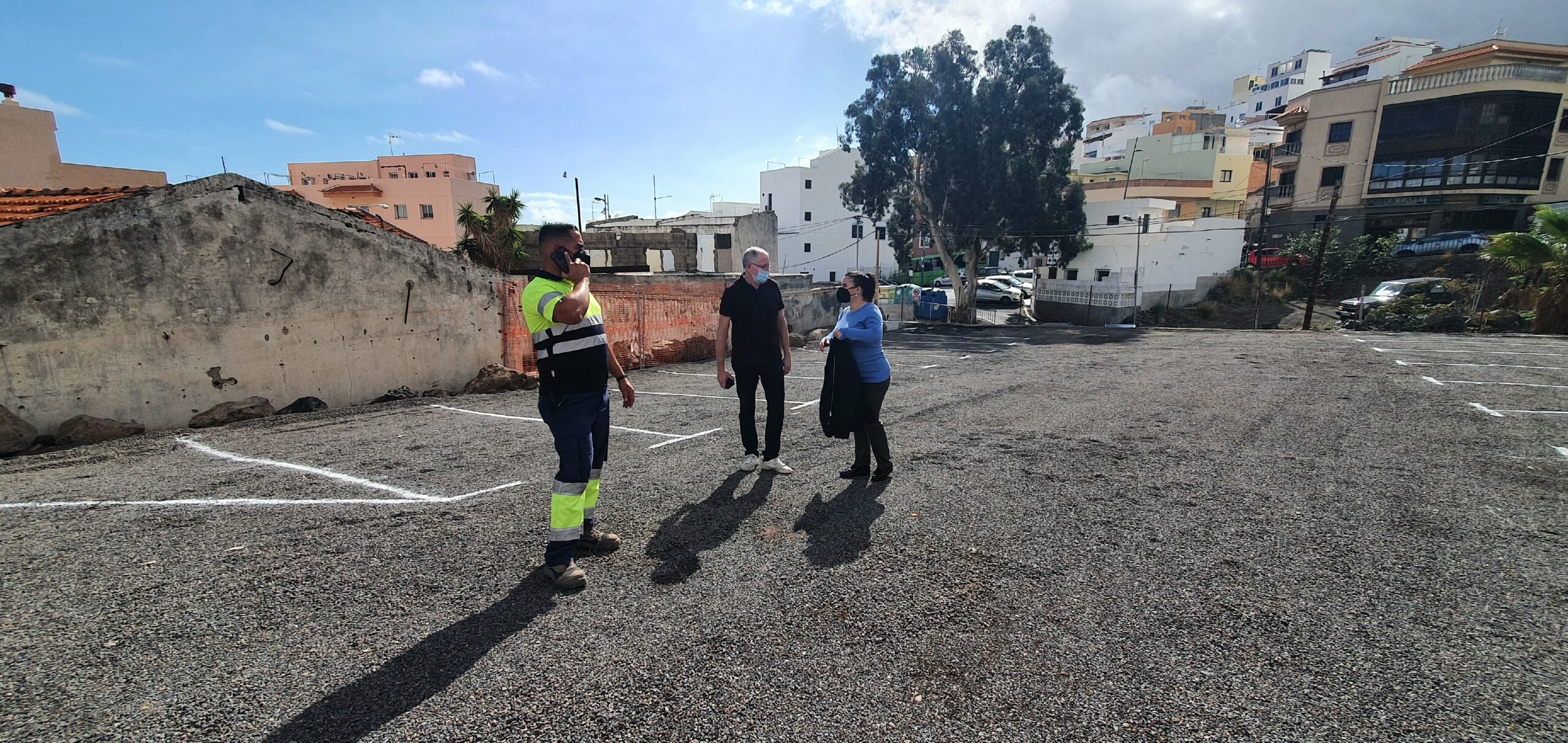 El Ayuntamiento habilita un aparcamiento provisional en la trasera de las Naves de Don Sixto – Candelaria
