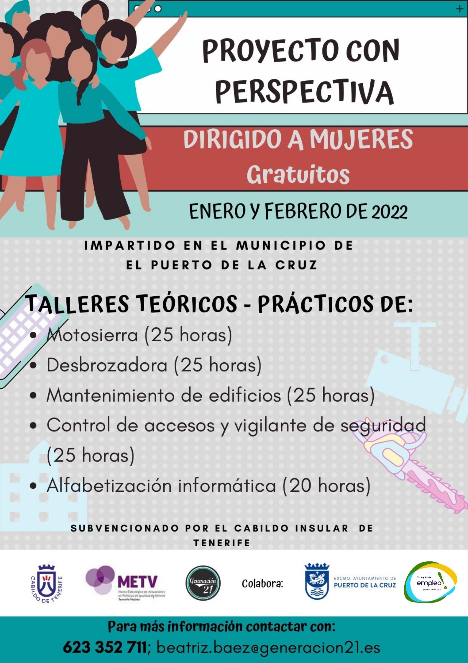 Nuevo plan de formación para el empleo: “Proyecto con perspectiva”