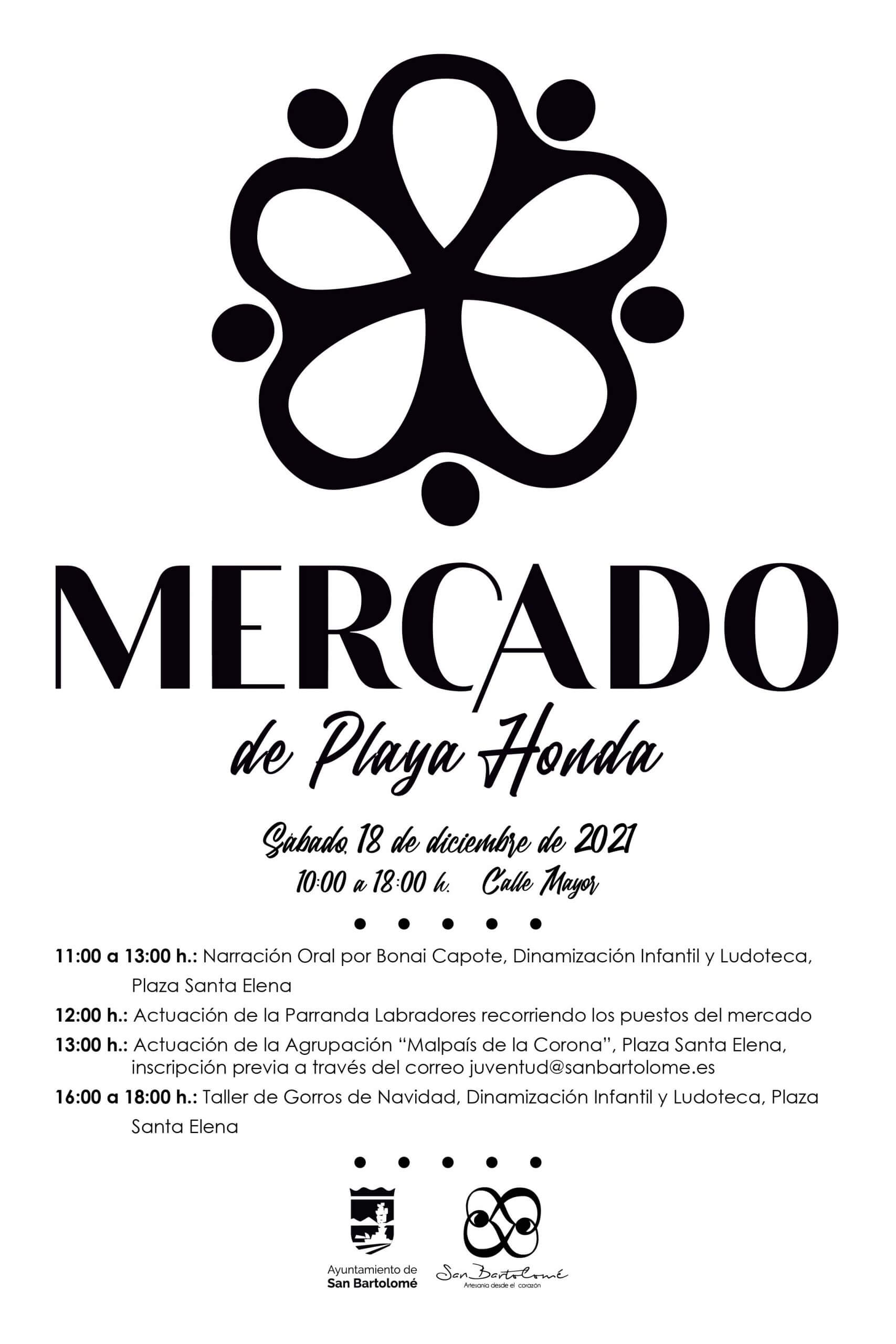 Playa Honda celebra este sábado una nueva jornada de su Mercado Agrícola y Artesanal