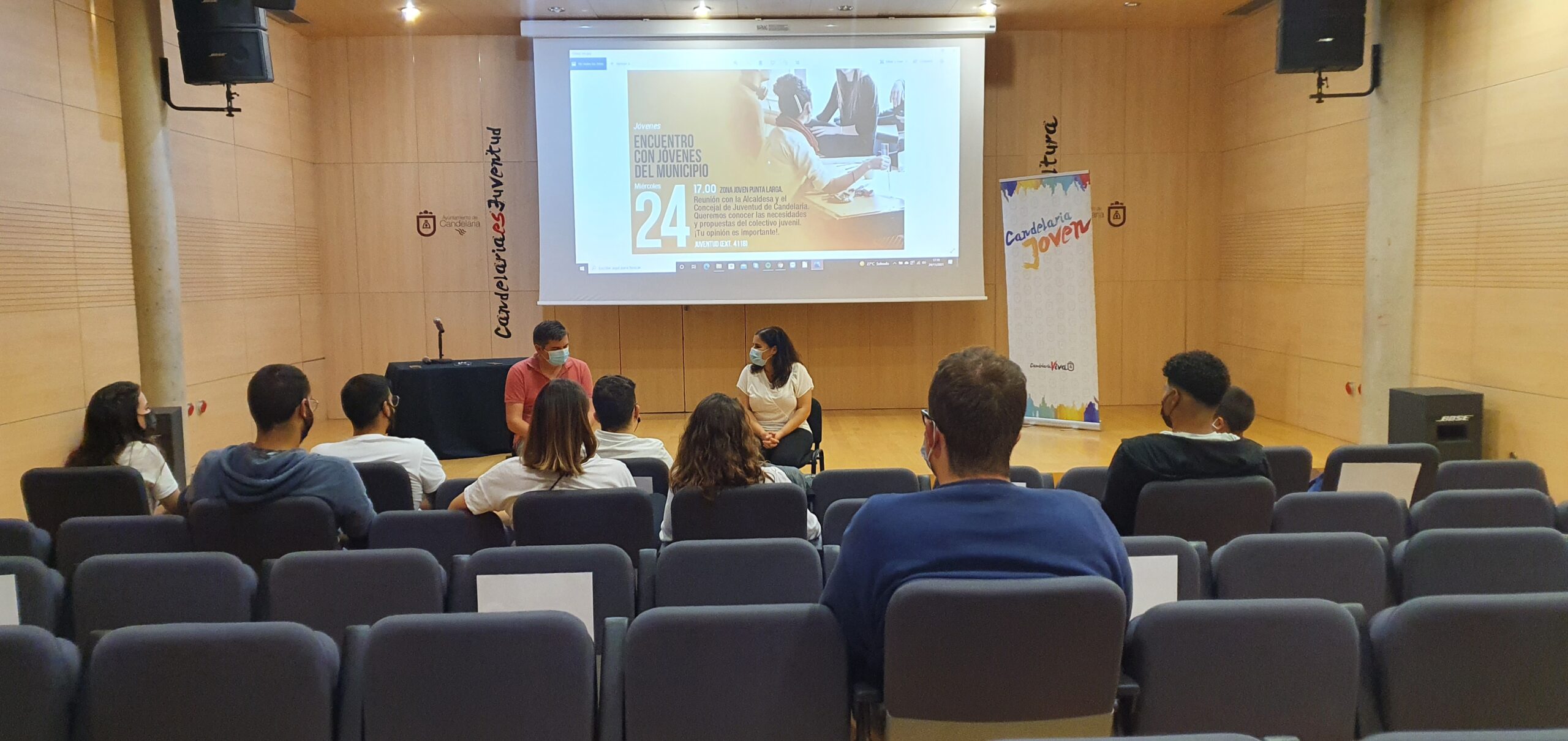 Continúan los encuentros de la juventud de Candelaria con su alcaldesa – Candelaria