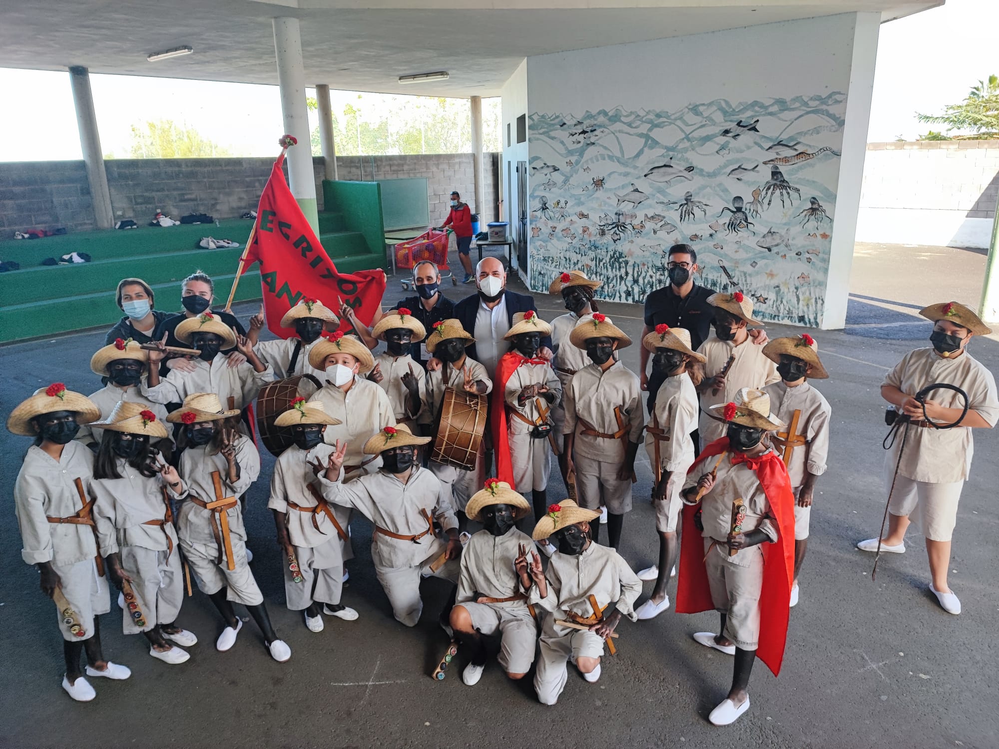 El ‘Mataculebra’ se comienza a escenificar en los colegios portuenses