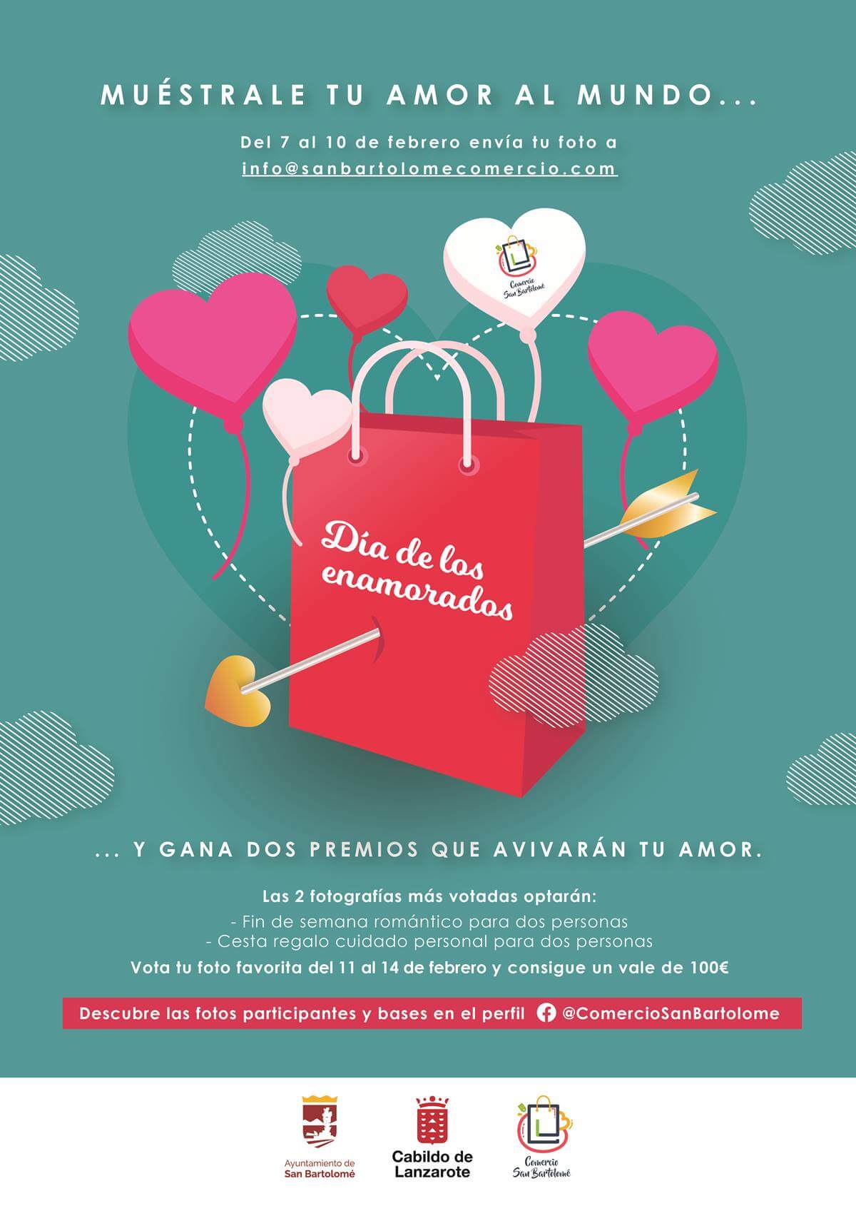 “Muéstrale tu amor al mundo”, campaña de San Bartolomé por el Día de los Enamorados