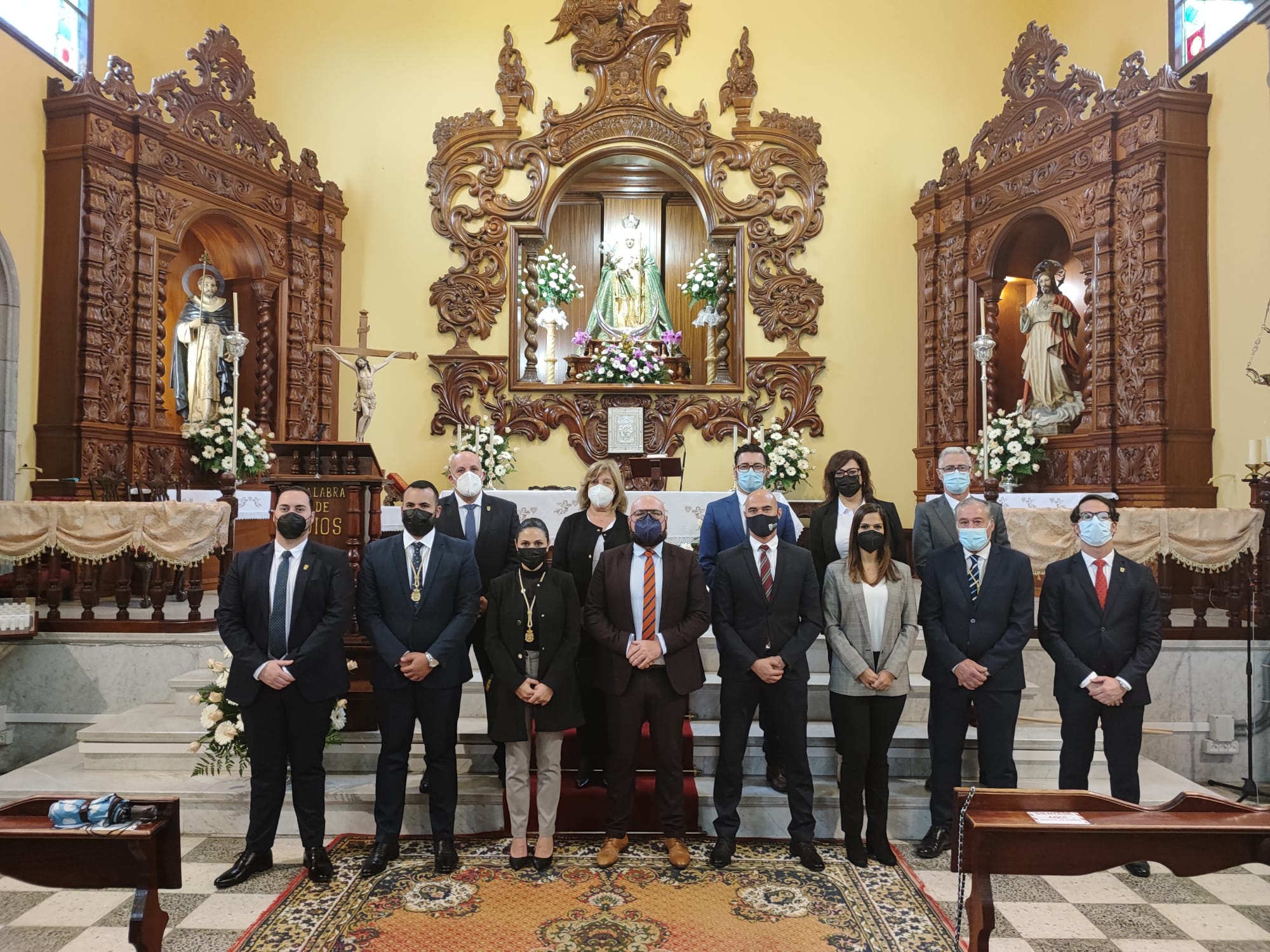 Puerto de la Cruz celebra el día de Nuestra Señora de La Candelaria en el barrio de La Vera