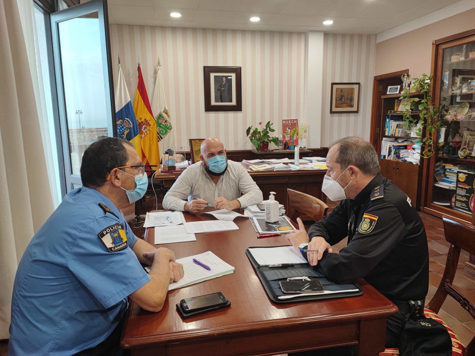 Puerto de la Cruz planifica con la Policía Nacional los dispositivos de cara al fin de semana