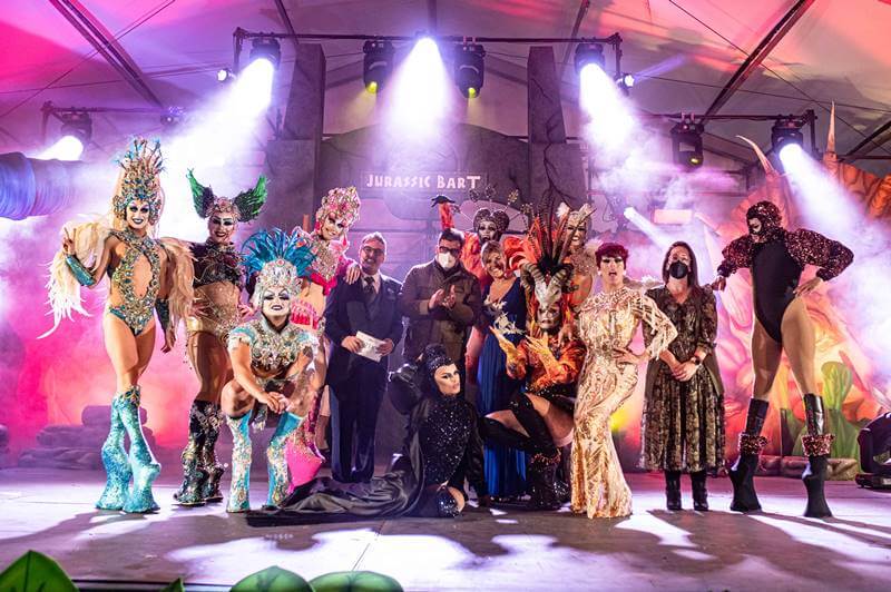 San Bartolomé vibra con la primera Gala Drag Queen de su Carnaval