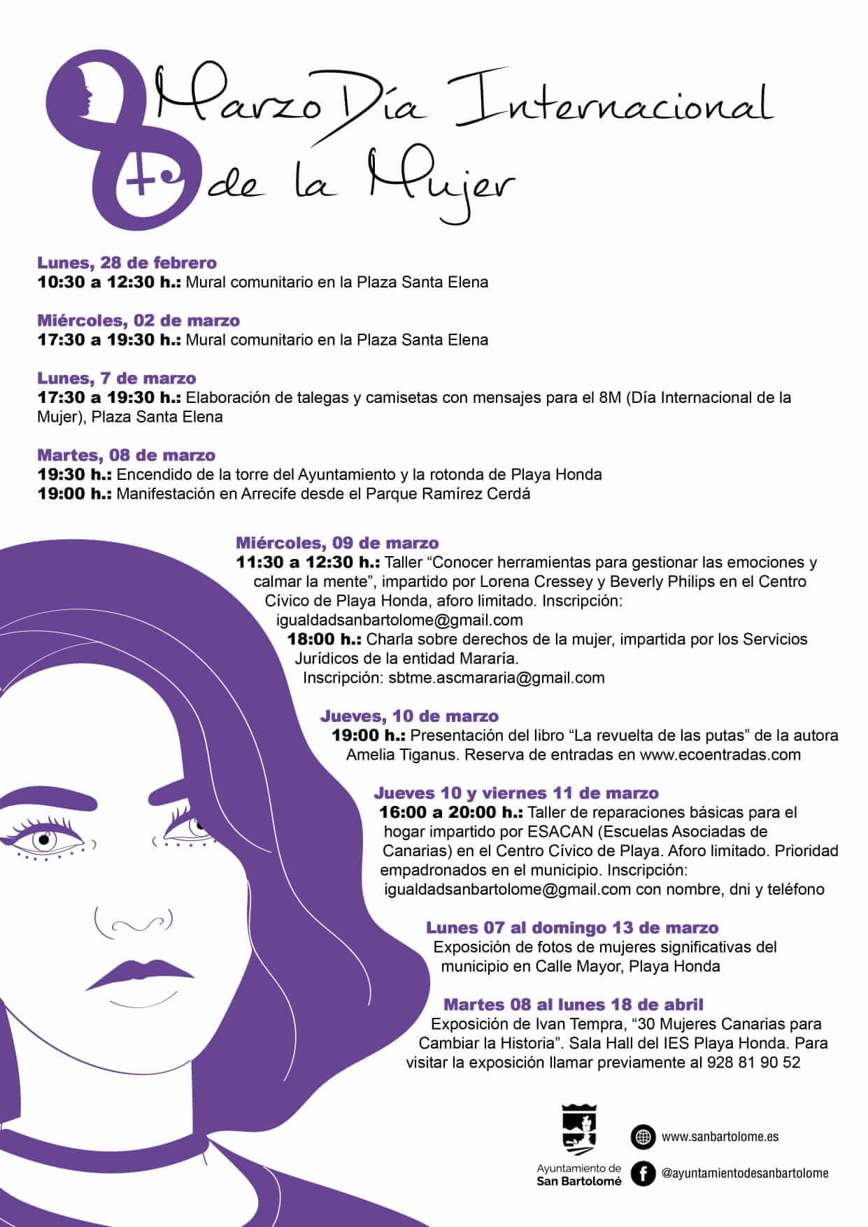 ACTOS 8 DE MARZO «DÍA INTERNACIONAL DE LA MUJER»