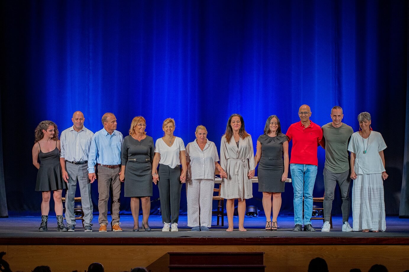 El público disfrutó de la representación de HOT, a cargo de la compañía tinerfeña Descúbrete Teatro