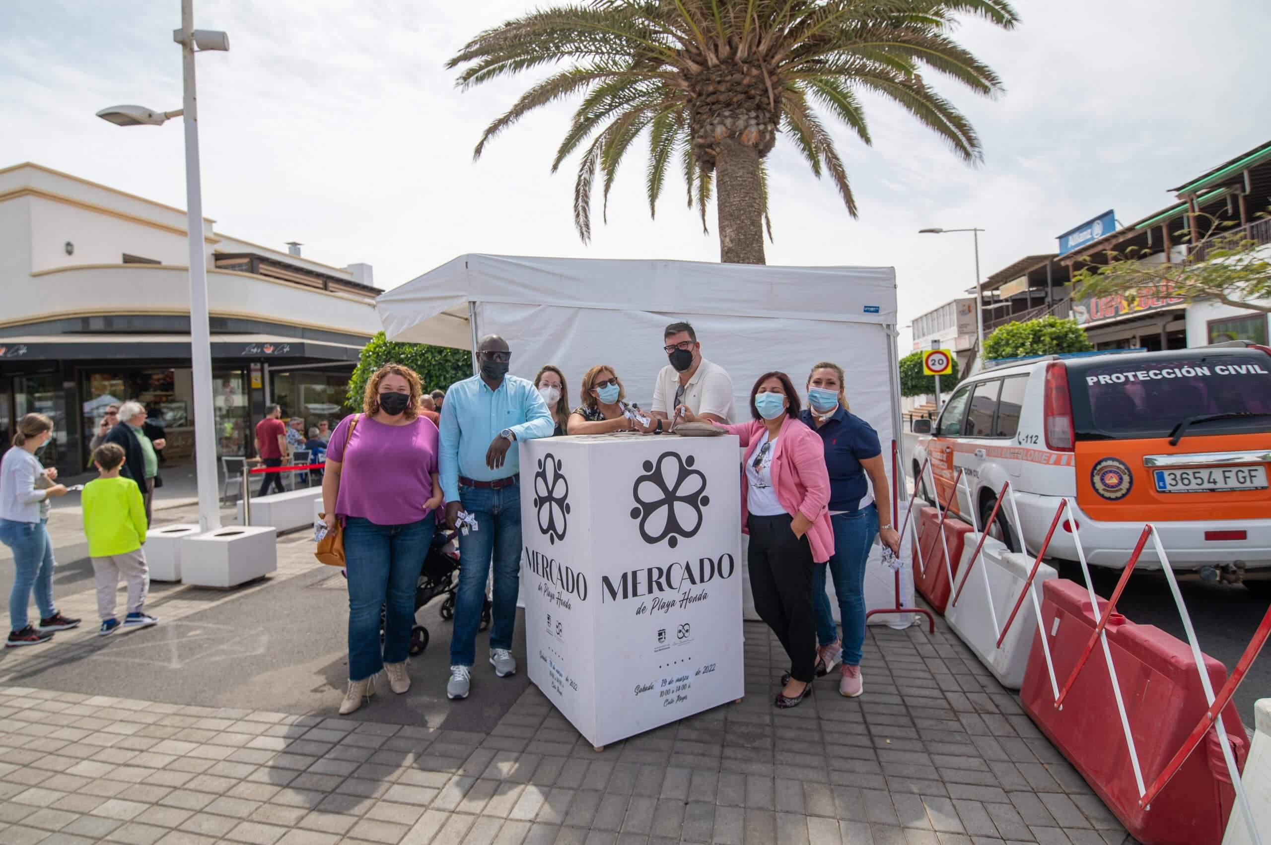 Gran participación en el Mercado de Playa Honda