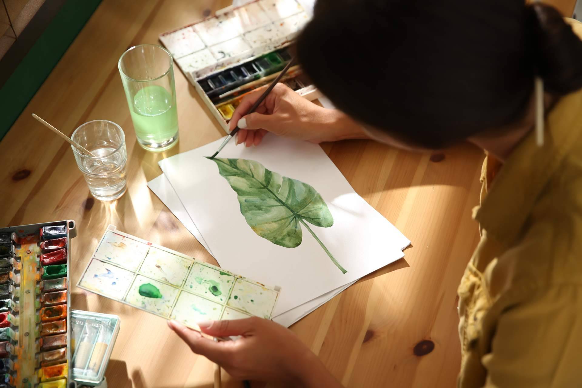 Aprender acuarela en tan solo 10 clases es posible gracias a El Taller de la Salamandra