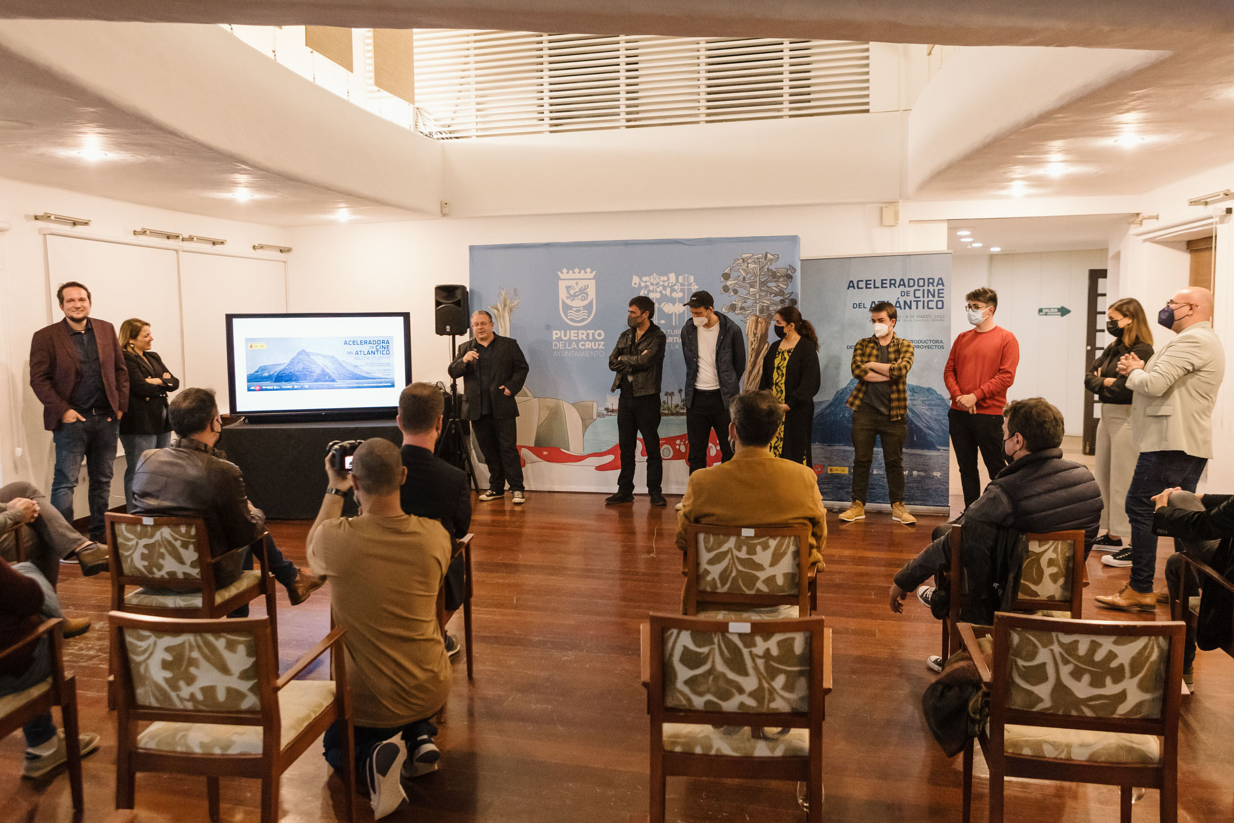 Puerto de la Cruz despide la primera edición internacional de la Aceleradora de Cine del Atlántico