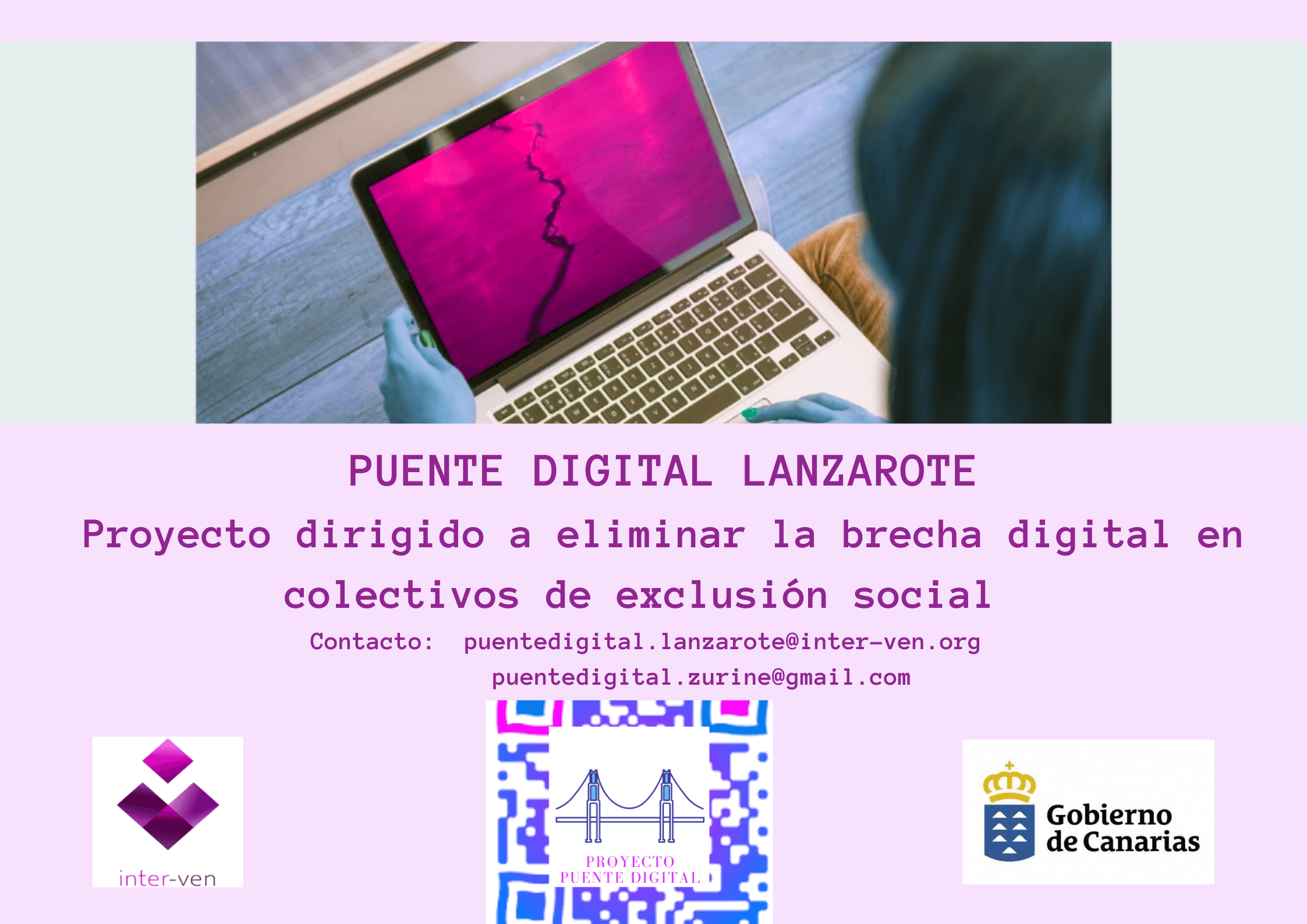 San Bartolomé a través del proyecto "PUENTE DIGITAL" mejora las habilidades digitales de la población más vulnerable