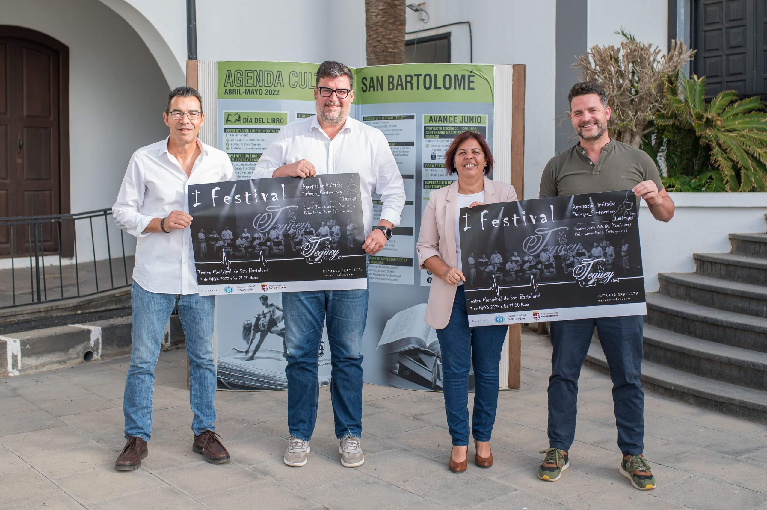 El Teatro de San Bartolomé acogerá el I FESTIVAL TEGUEY con la participación de Timbeque