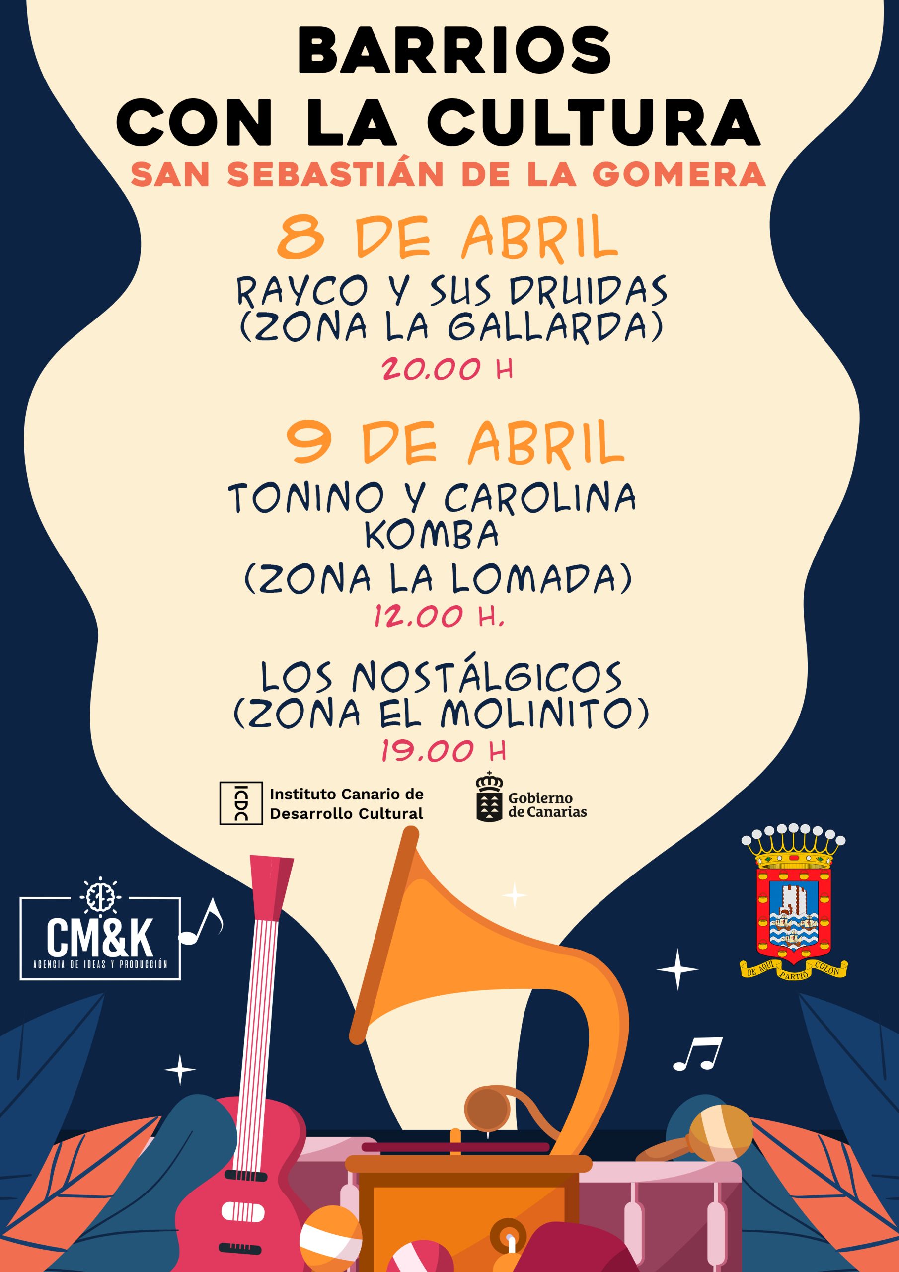 Este viernes y sábado continúa la dinamización cultural en los barrios de San Sebastián de La Gomera