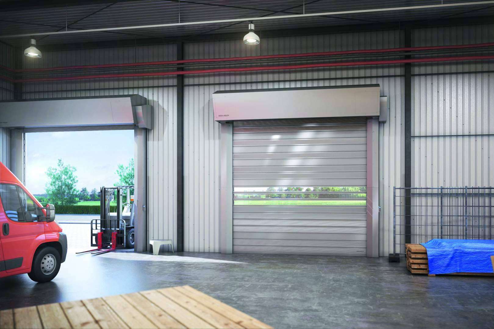 La apuesta por la sostenibilidad de ASSA ABLOY mediante sus soluciones industriales y puertas automáticas
