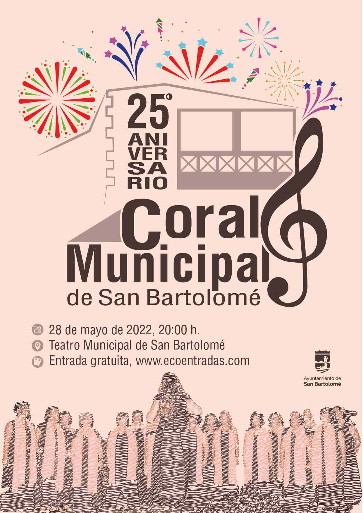 25º ANIVERSARIO DE LA CORAL MUNICIPAL DE SAN BARTOLOMÉ