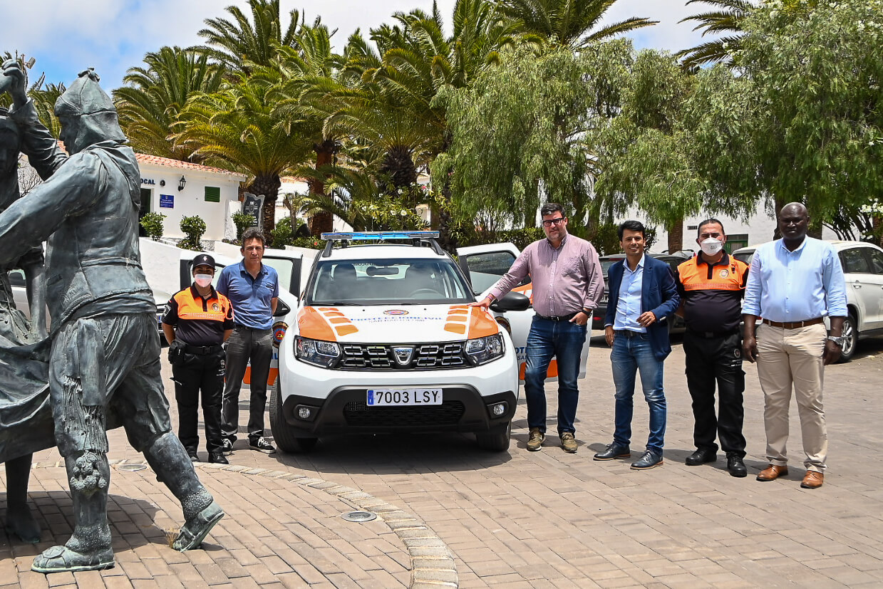 El Cuerpo de Protección Civil en San Bartolomé cuenta con un nuevo vehículo desde hoy