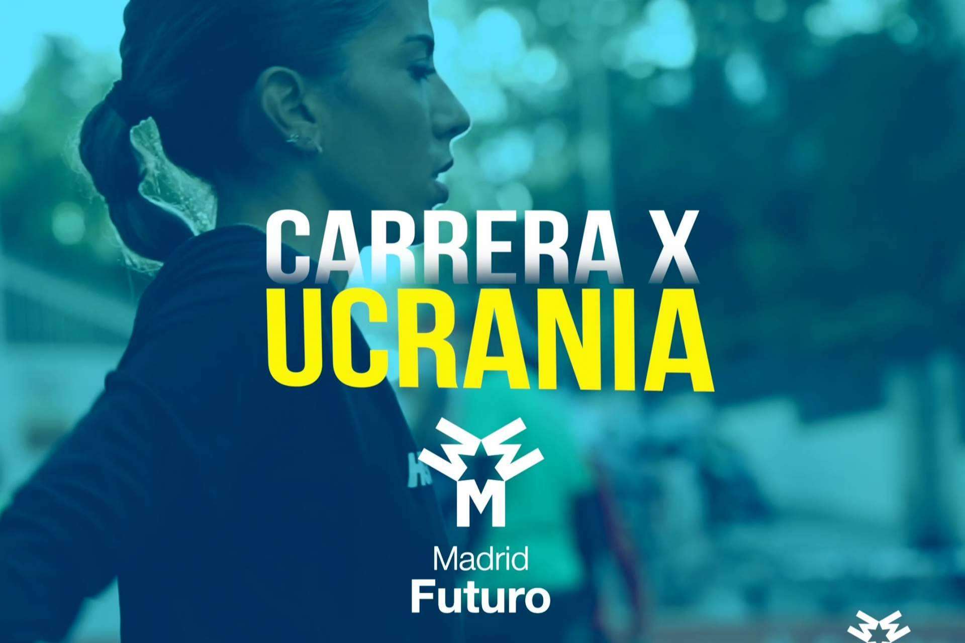 'Madrid Futuro x Ucrania’. La capital española se tiñe con la bandera de Ucrania en 5km de marcha por la paz