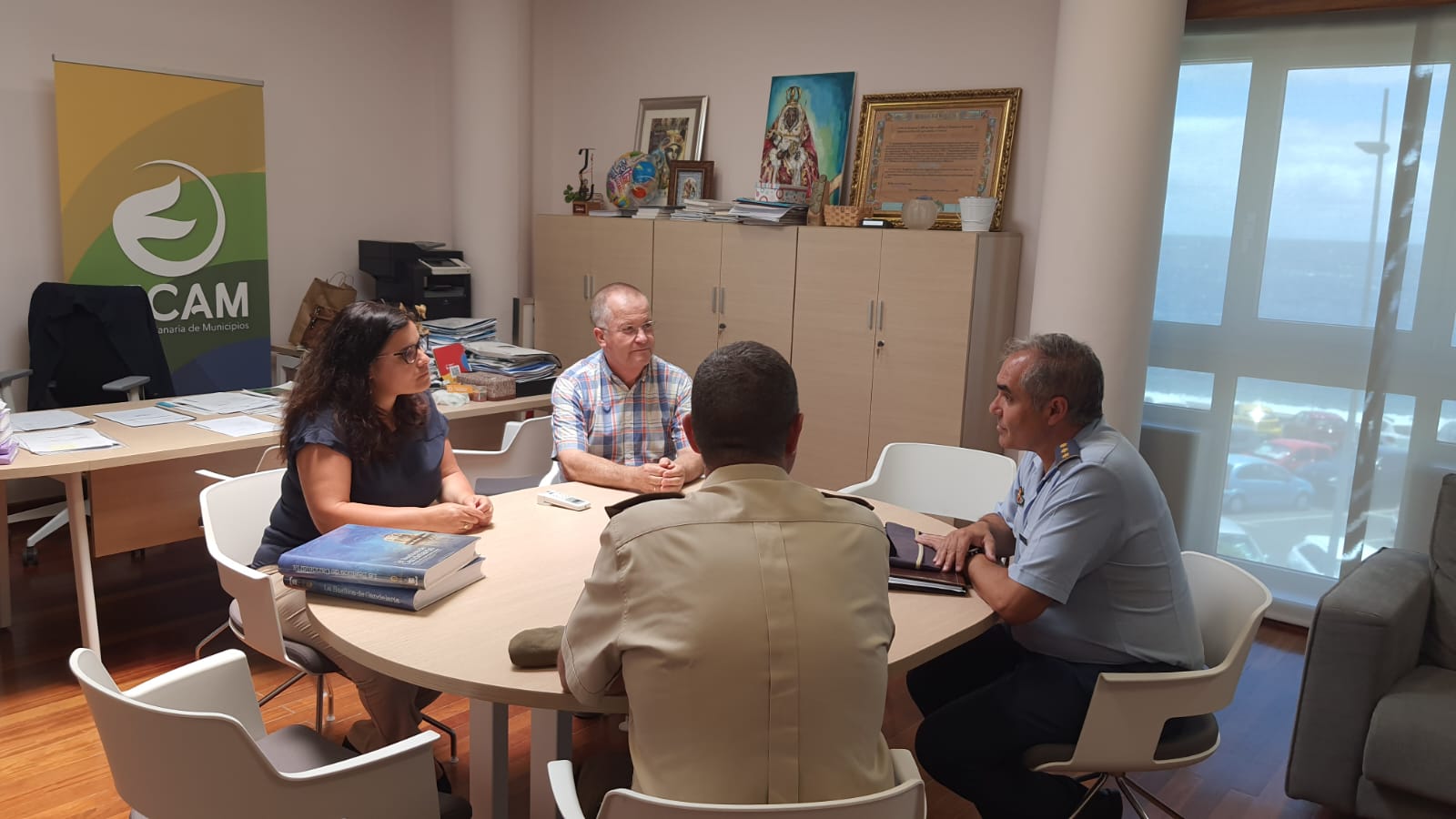 Visita del Delegado de Defensa de Canarias – Candelaria