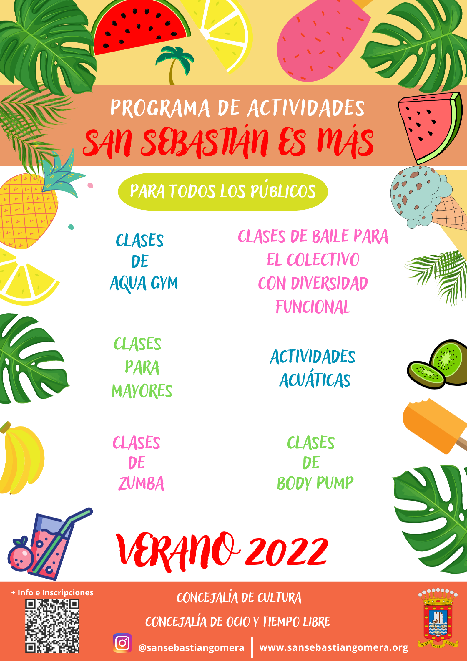 Este lunes arranca el programa de verano en San Sebastián de La Gomera