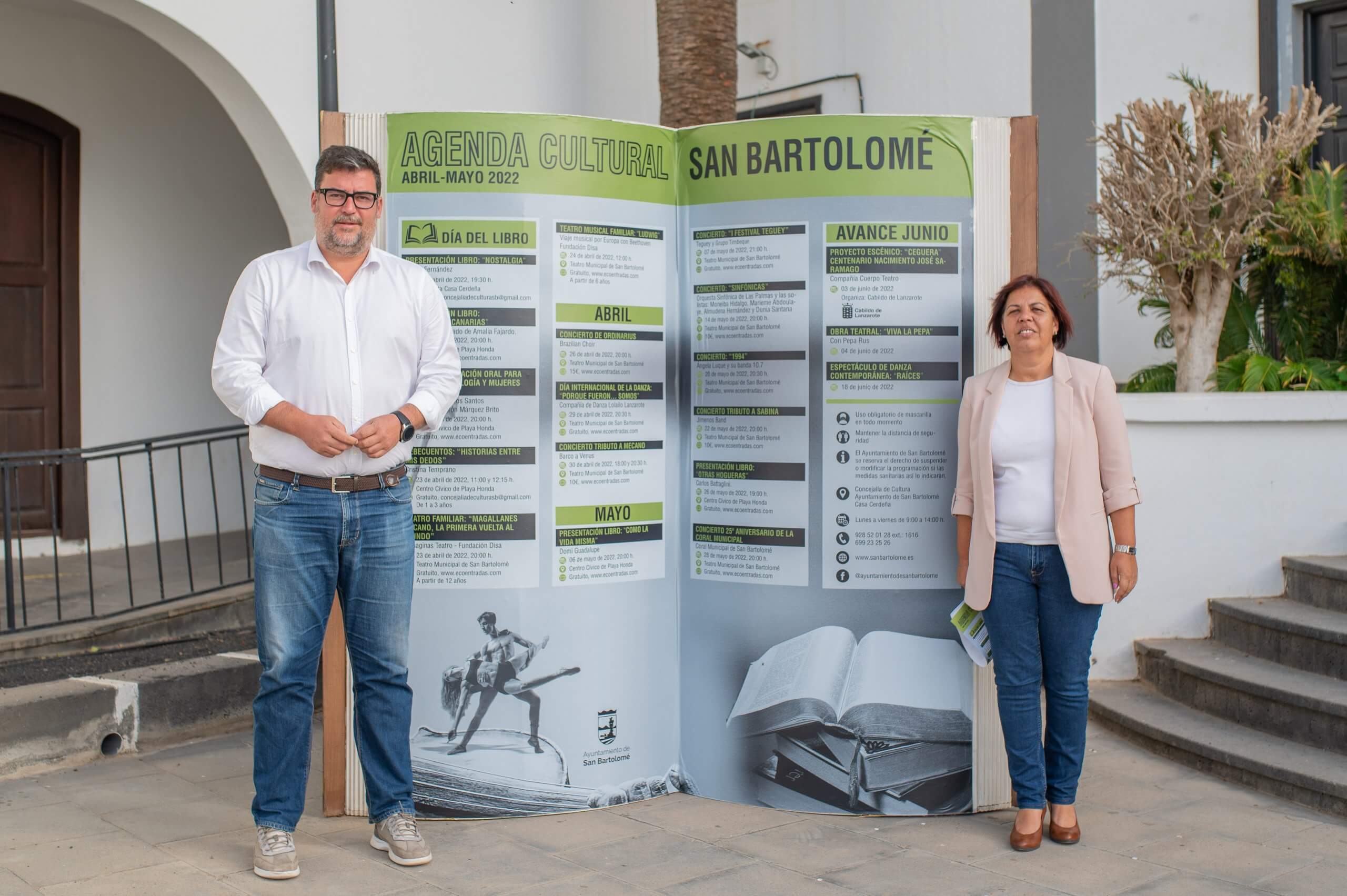 Literatura, teatro, música y danza centran la agenda cultural del mes de junio en el municipio de San Bartolomé