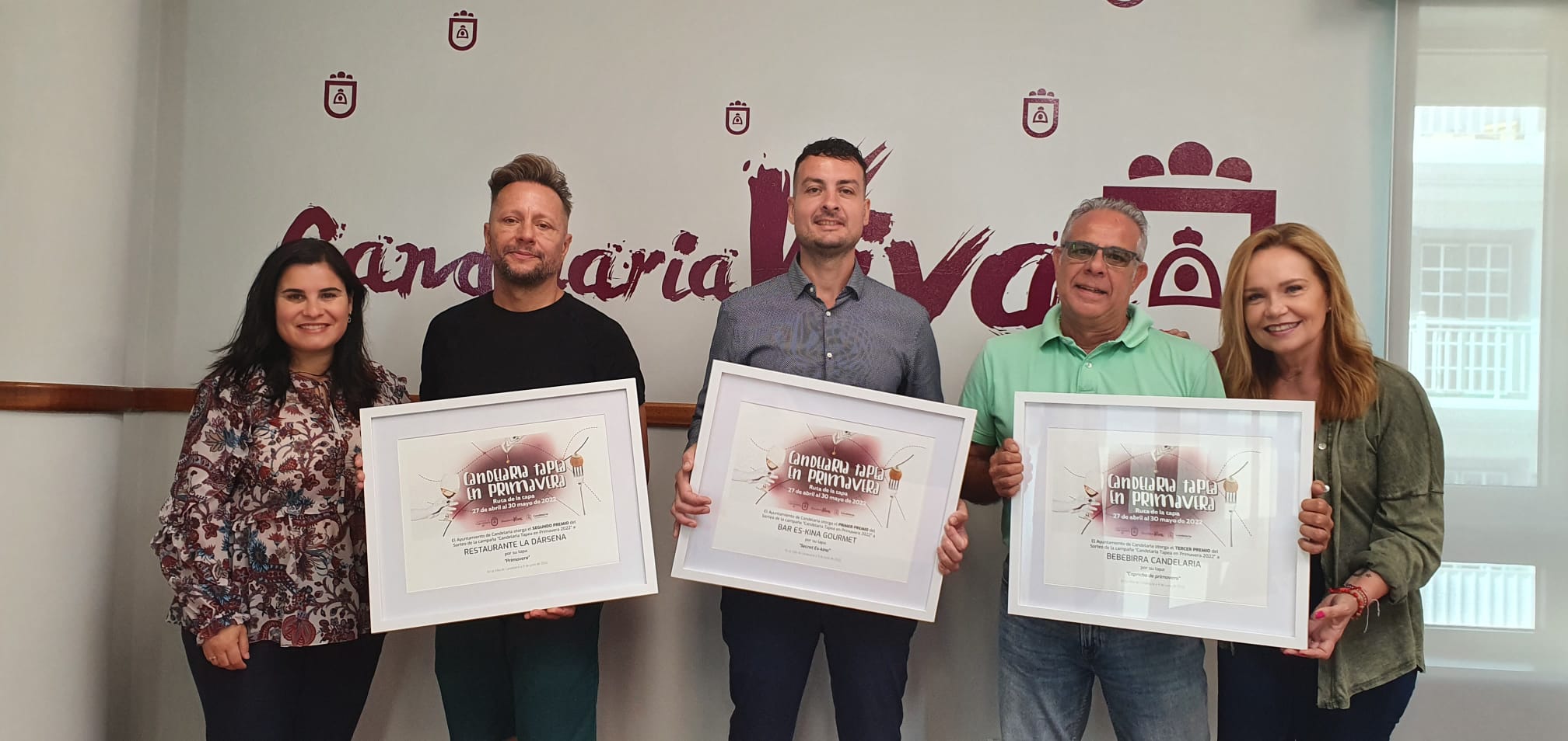 Los ganadores de las mejores tapas reciben sus premios – Candelaria