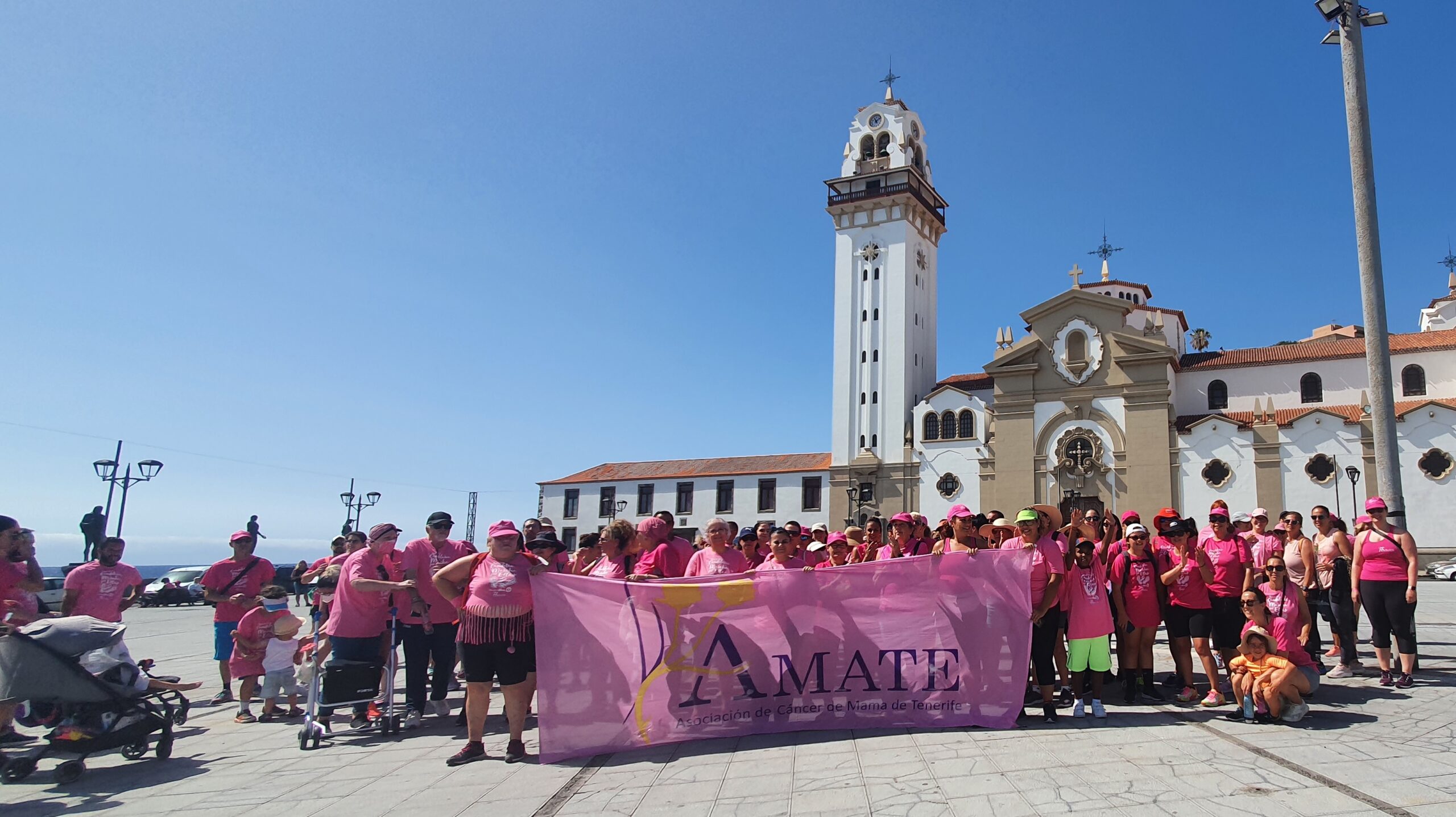 Marea rosa en Candelaria para apoyar la lucha con el cáncer de mama – Candelaria