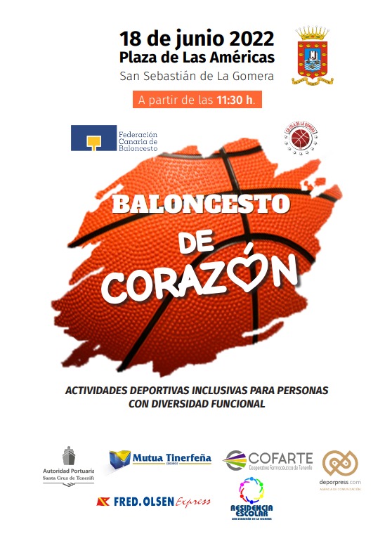 San Sebastián de La Gomera acoge la segunda edición de ‘Baloncesto de Corazón’
