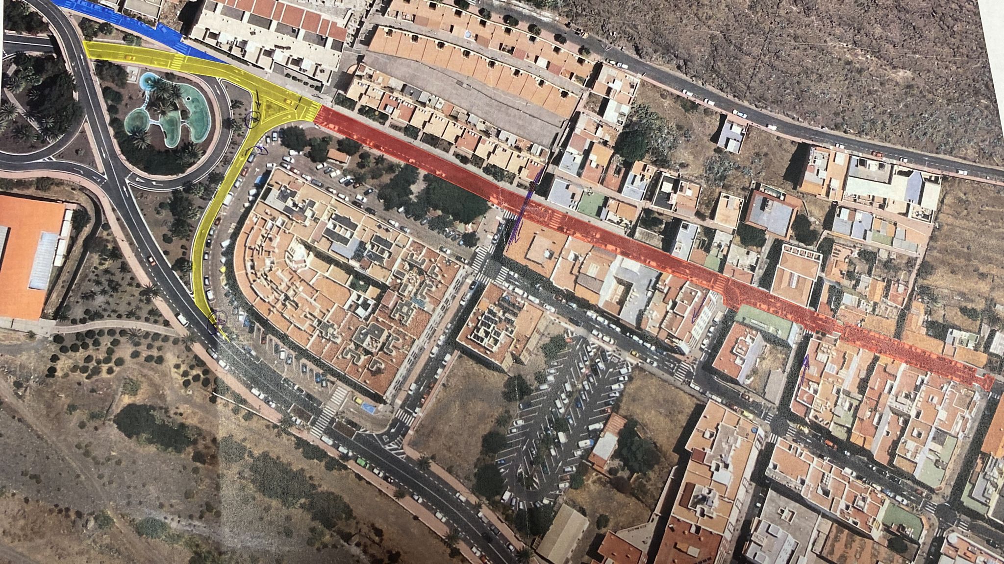 Comienzan los cortes en la Calle Real por las obras de urbanización